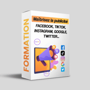 Maitrisez la publicité sur Facebook, Tiktok, Intagram, Twitter, Google...